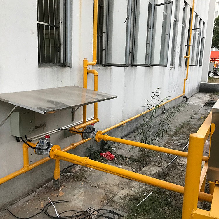 固定式可燃气体检测仪安装场地实拍图